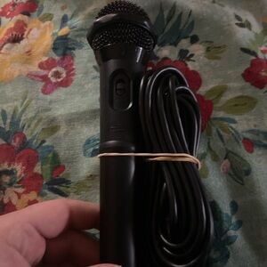 Black Wired Microphone